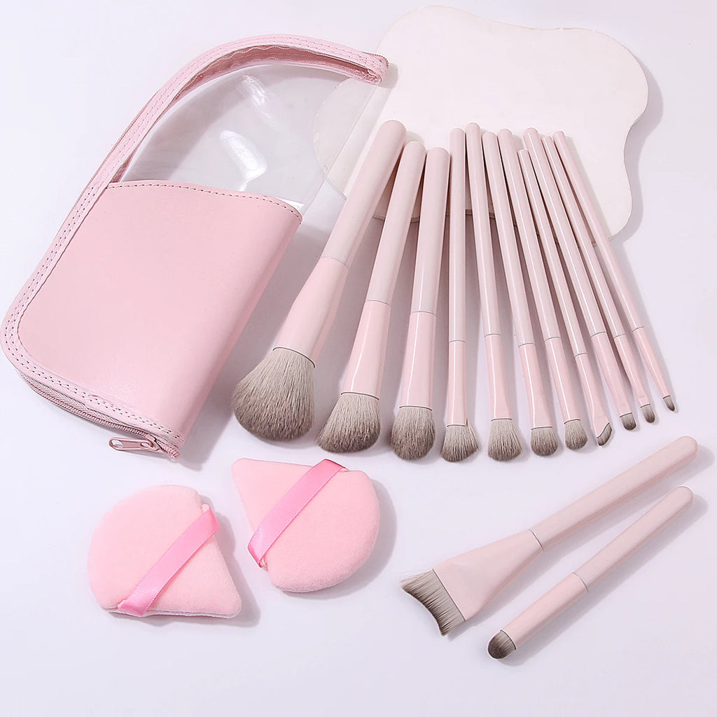 16-Piece Professional Makeup Brush Set with Storage Bag Makeup Brush Set Nixie Default Title