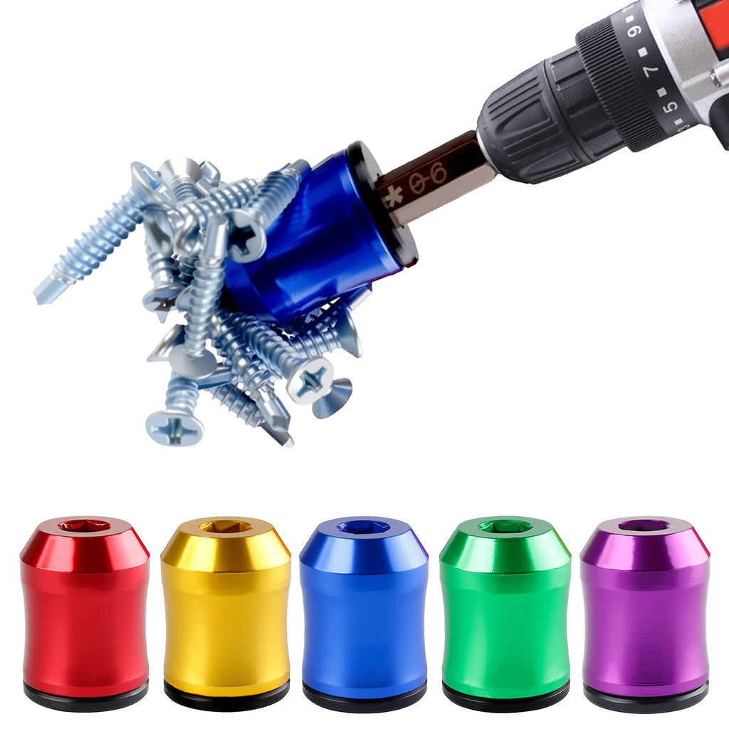 2Pcs Magnetic Screw Rings 6.35mm Screwdriver Bit Magnetizer Screwdriver Bit Magnetizer Nixie
