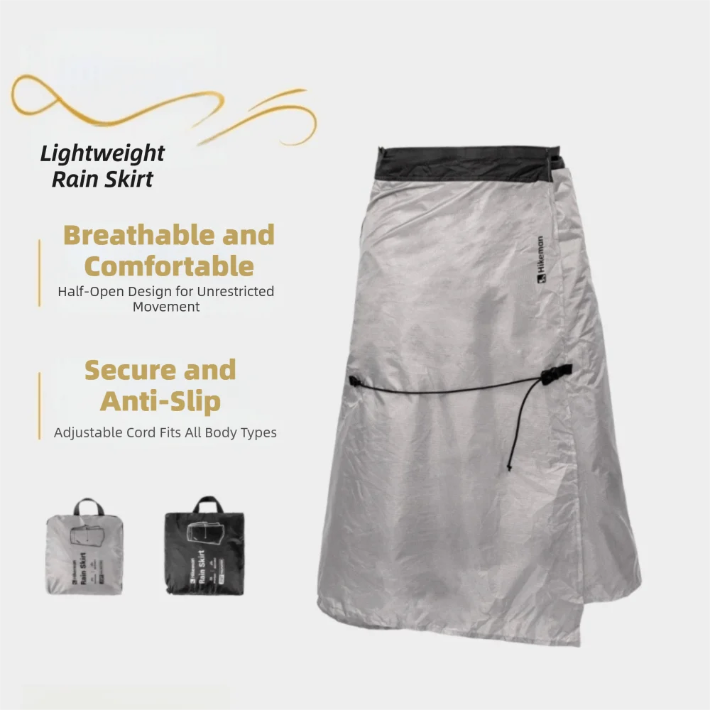 3-in-1 Ultralight Hiking Rain Skirt – Waterproof Poncho Hiking Rain Skirt Nixie