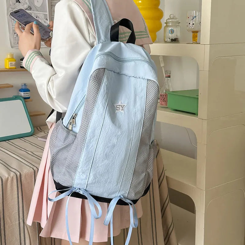 Nixie Nylon Backpack – Lightweight Large Capacity Waterproof Bag