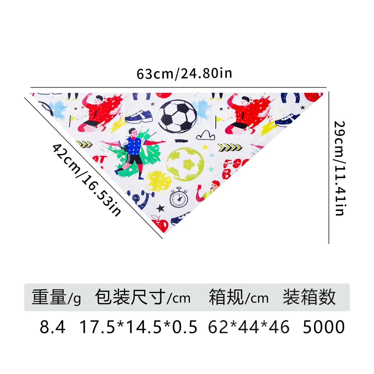 Cute Pet Triangle Bandana Bibs – Football & Color Designs Pet Bandana Bib Nixie A