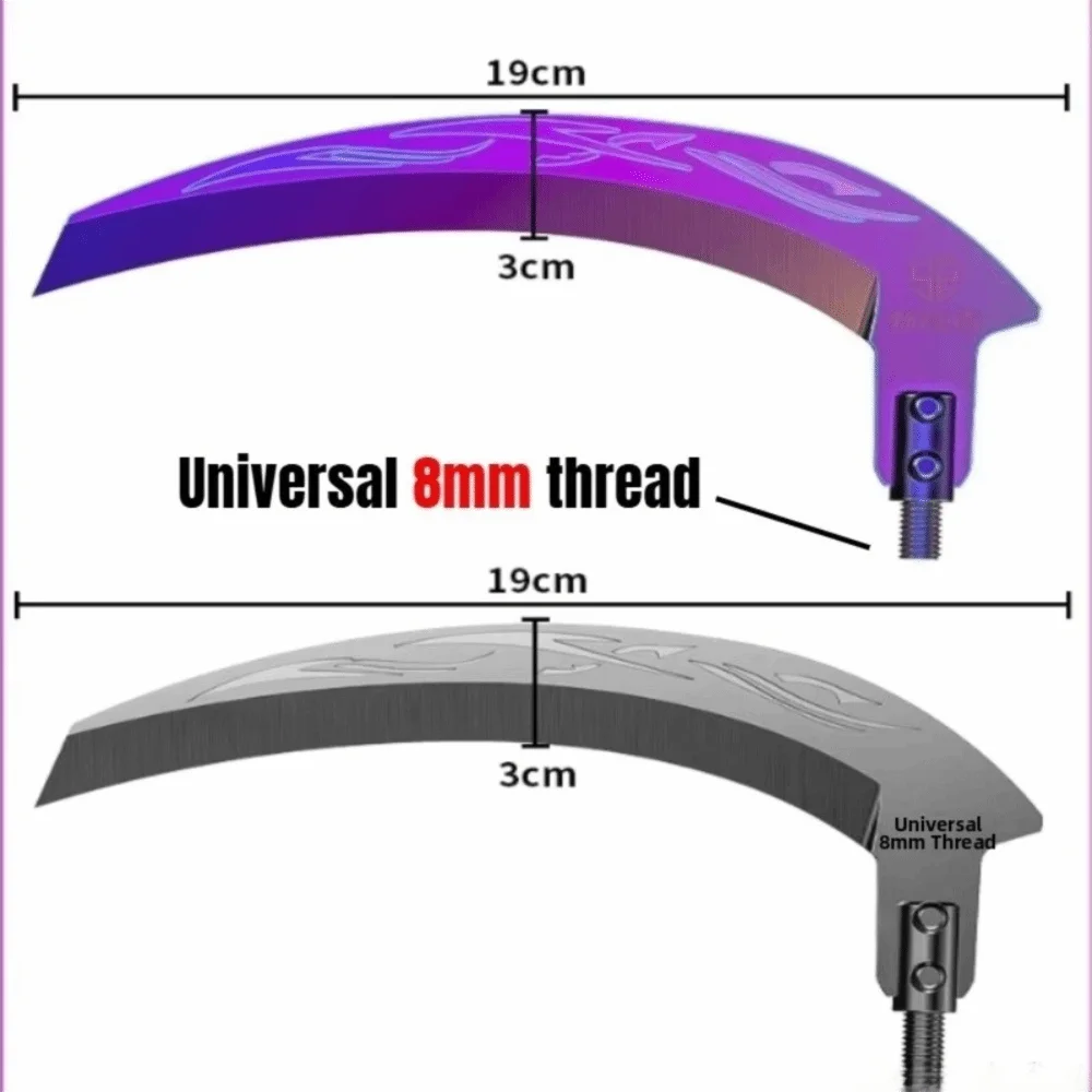 Manganese Steel Weed Cutter Sickle with Sharpening Stone Weed Cutter Sickle Nixie