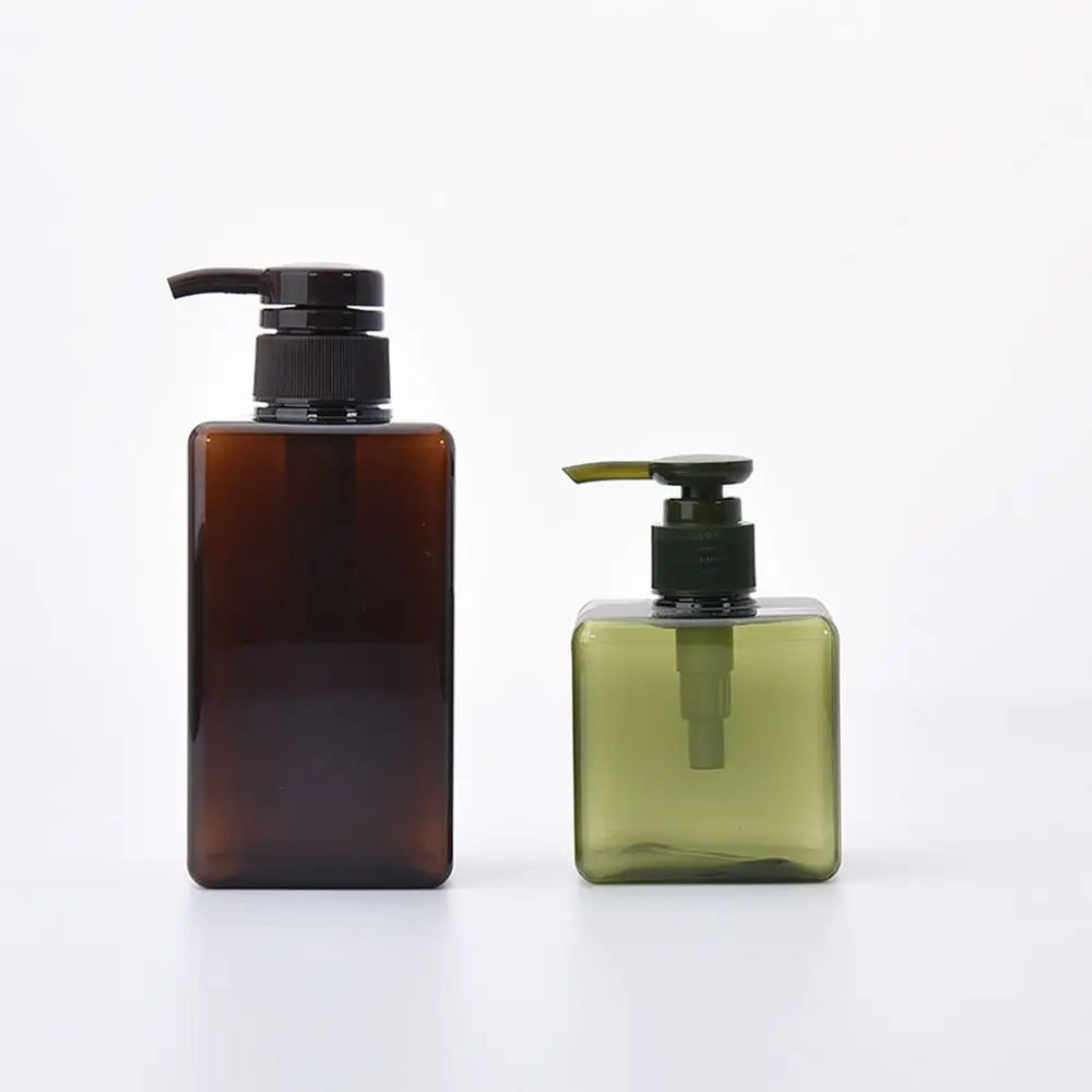 650ml Square Clear Pump Bottle – Soap, Shampoo & Lotion