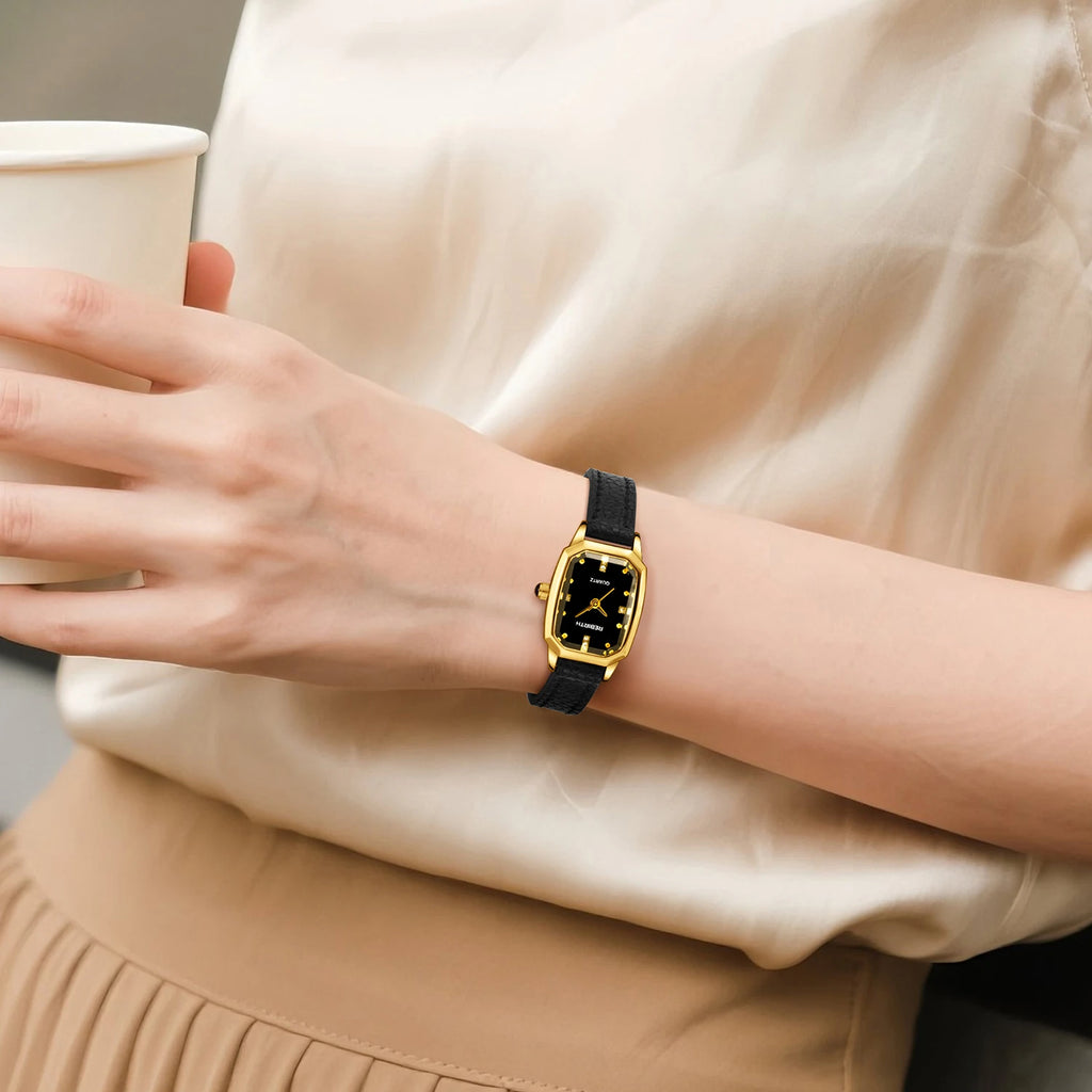 REBIRTH Retro Korean Fashion Leather Quartz Watch | Daily Wear Quartz Fashion Watch Nixie