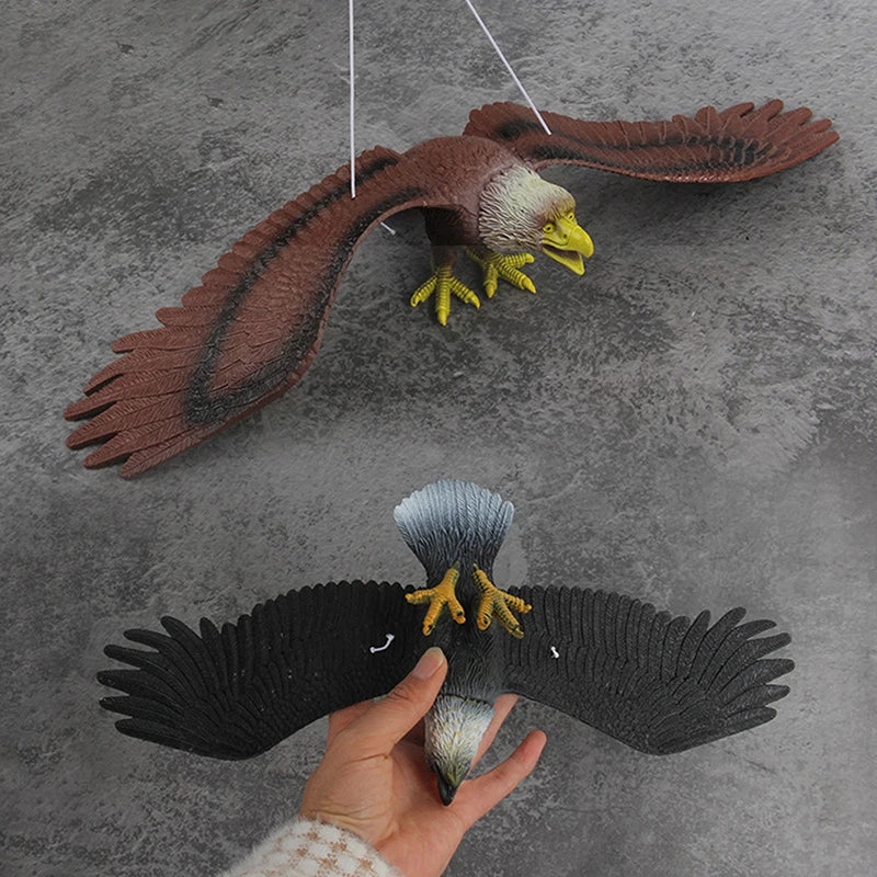 Hanging Eagle Decoy Figurine – Garden Bird Deterrent Ornament Garden Bird Deterrent Nixie