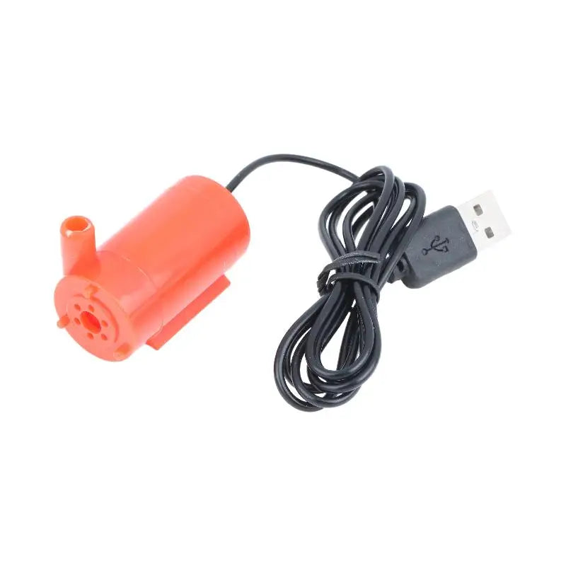 Mini USB Submersible Water Pump – Quiet & Energy Saving Submersible Water Pump Nixie Red