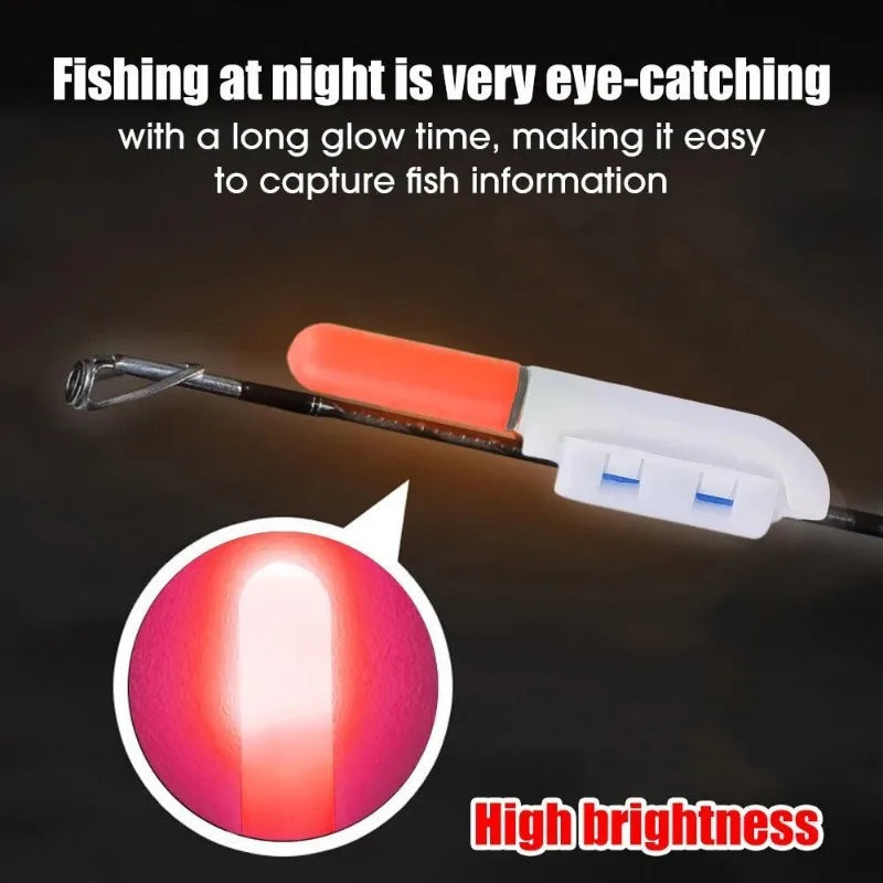 6 PCS LED Glow Stick Bite Alarm – Waterproof Night Fishing Light Fishing Rod Light Nixie