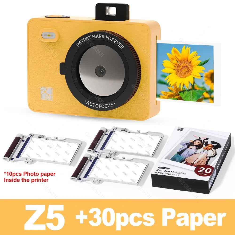 HPRT Z5 Instant Camera 300DPI Dye Sublimation Photo Printer