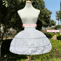 Lolita Hoop Petticoat White Crinoline Underskirt | Wedding & Cosplay Hoop Petticoat Nixie 45cm
