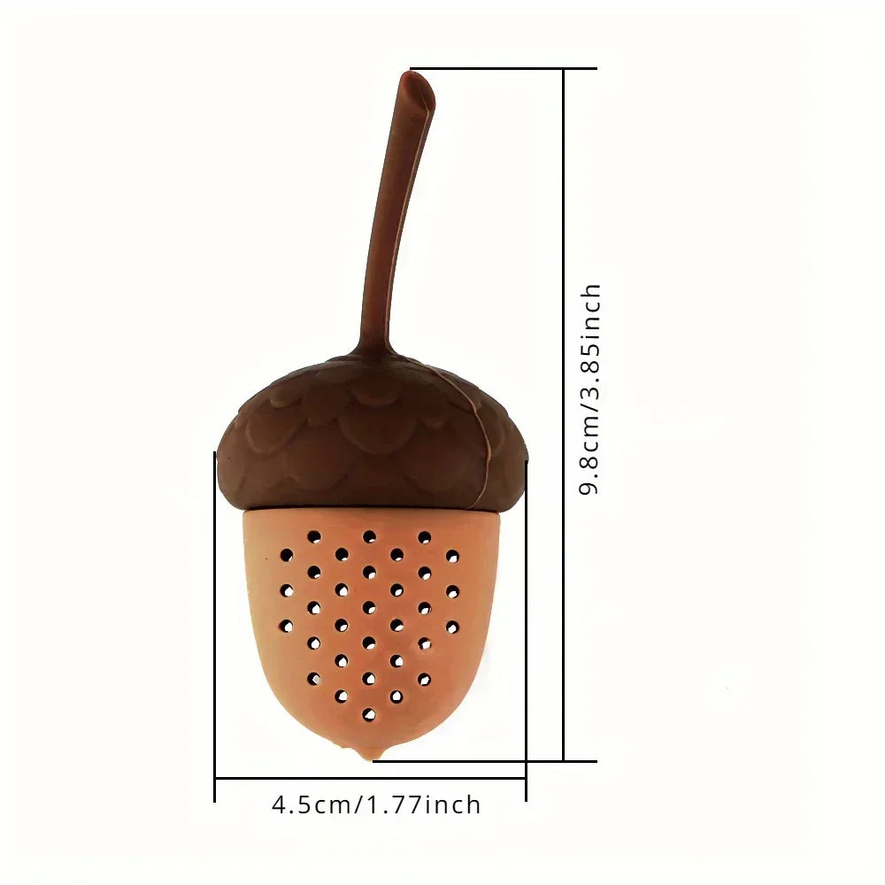 Acorn Silicone Tea Infuser – Loose Leaf Strainer & Diffuser Silicone Tea Infuser Nixie