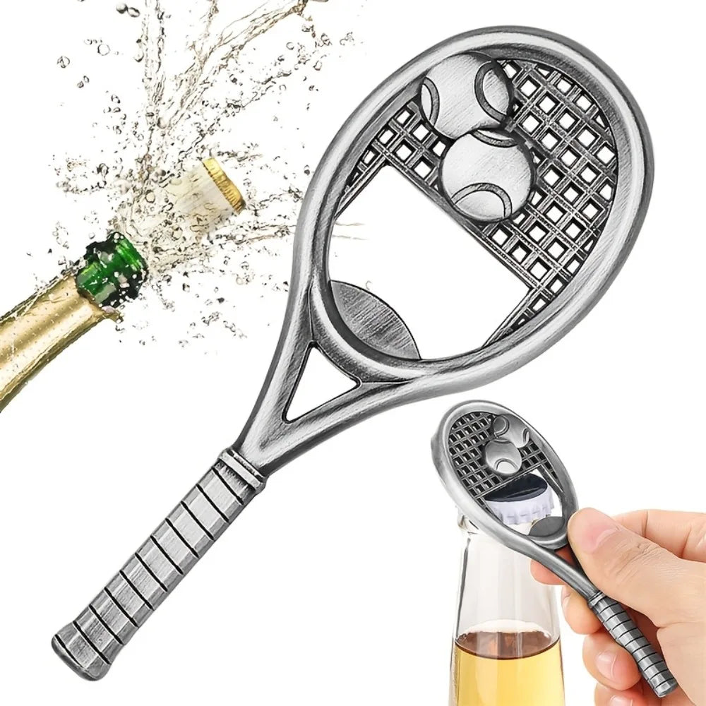 Tennis Racket Bottle Opener – Novelty Zinc Alloy Beer Opener Novelty Bottle Opener Nixie