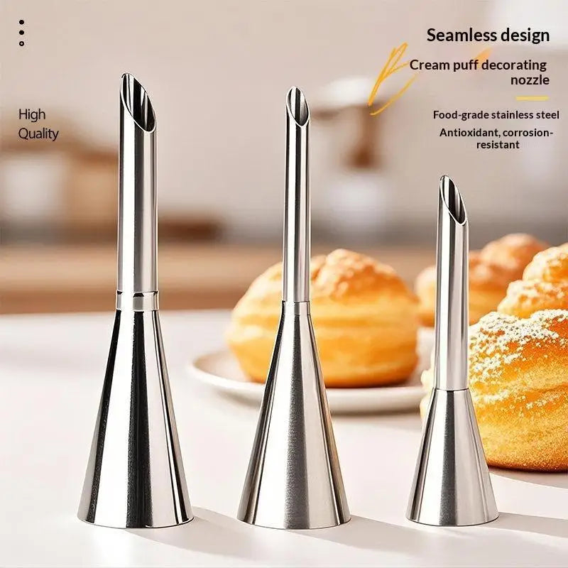 4-Piece Stainless Steel Pastry Piping Nozzle Set for Baking Pastry Piping Nozzle Set Nixie