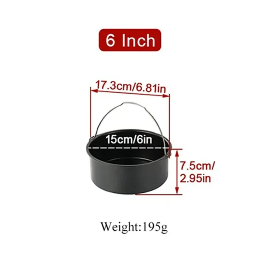 Round Cake Mold 6/7/8 Inch Non-Stick Carbon Steel Baking Pan Cake Baking Pan Nixie 6 inch cake pan