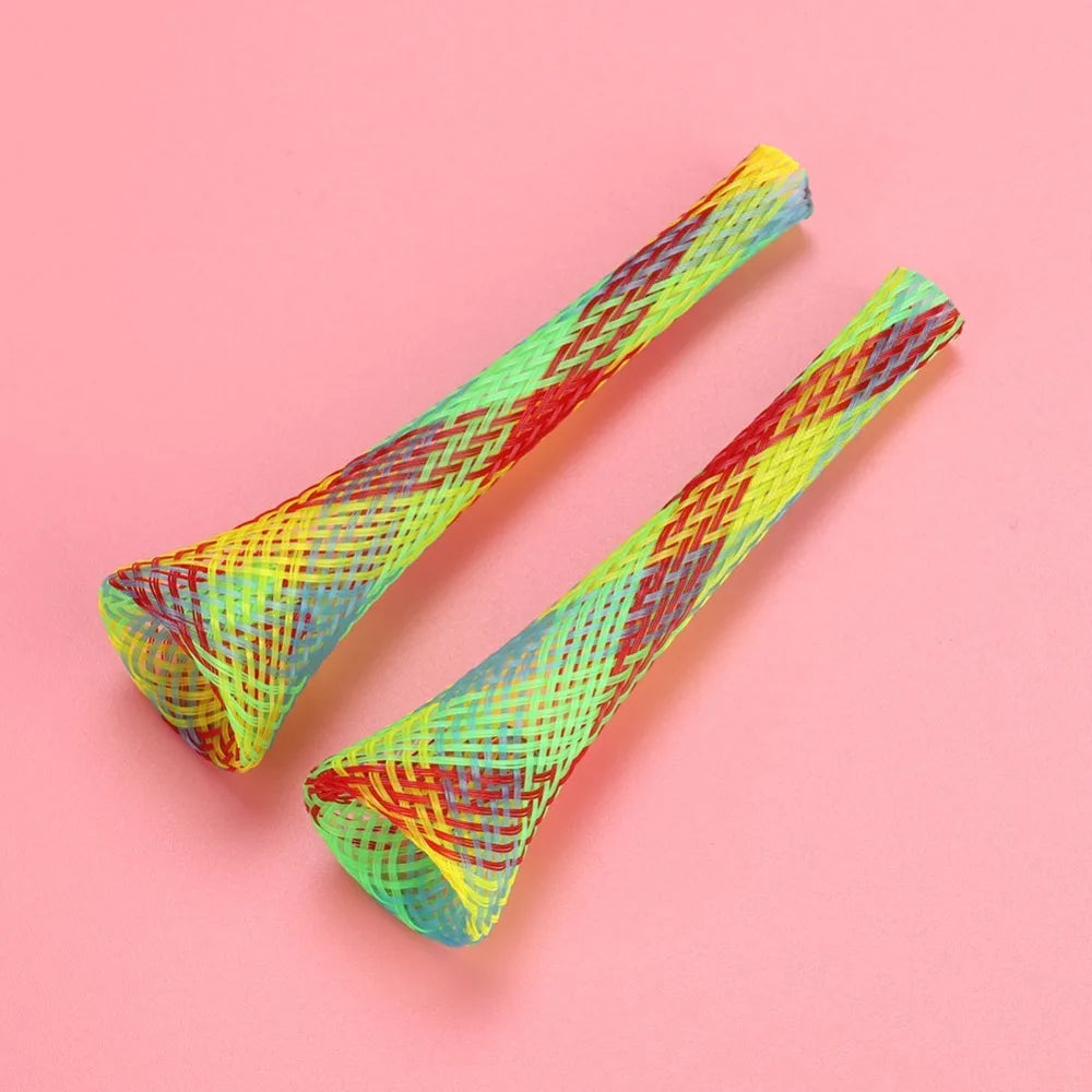 10PCS Multicolor Cat Spring Toys – Foldable Bite-Resistant Indoor Cat Spring Toys Nixie
