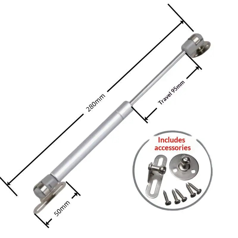 Gas Strut Cabinet Hinge 20N–200N Pneumatic Lift Support Cabinet Gas Strut Nixie
