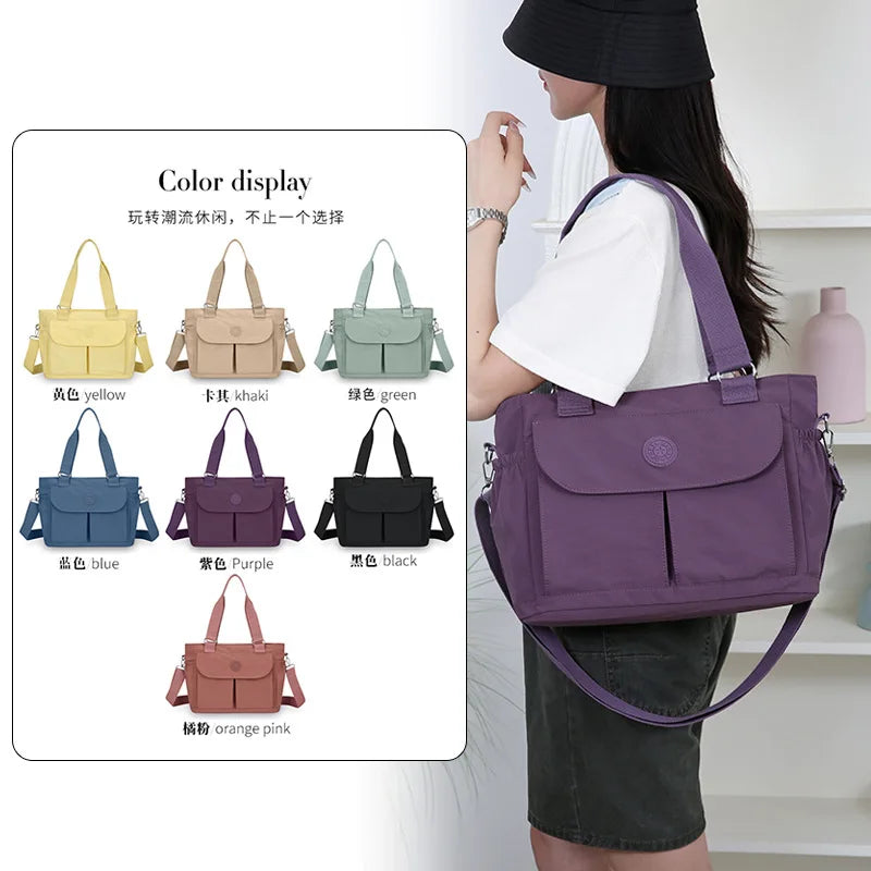 Lightweight Nylon Crossbody Shoulder Bag & Tote – Nixie Crossbody Shoulder Bag Nixie