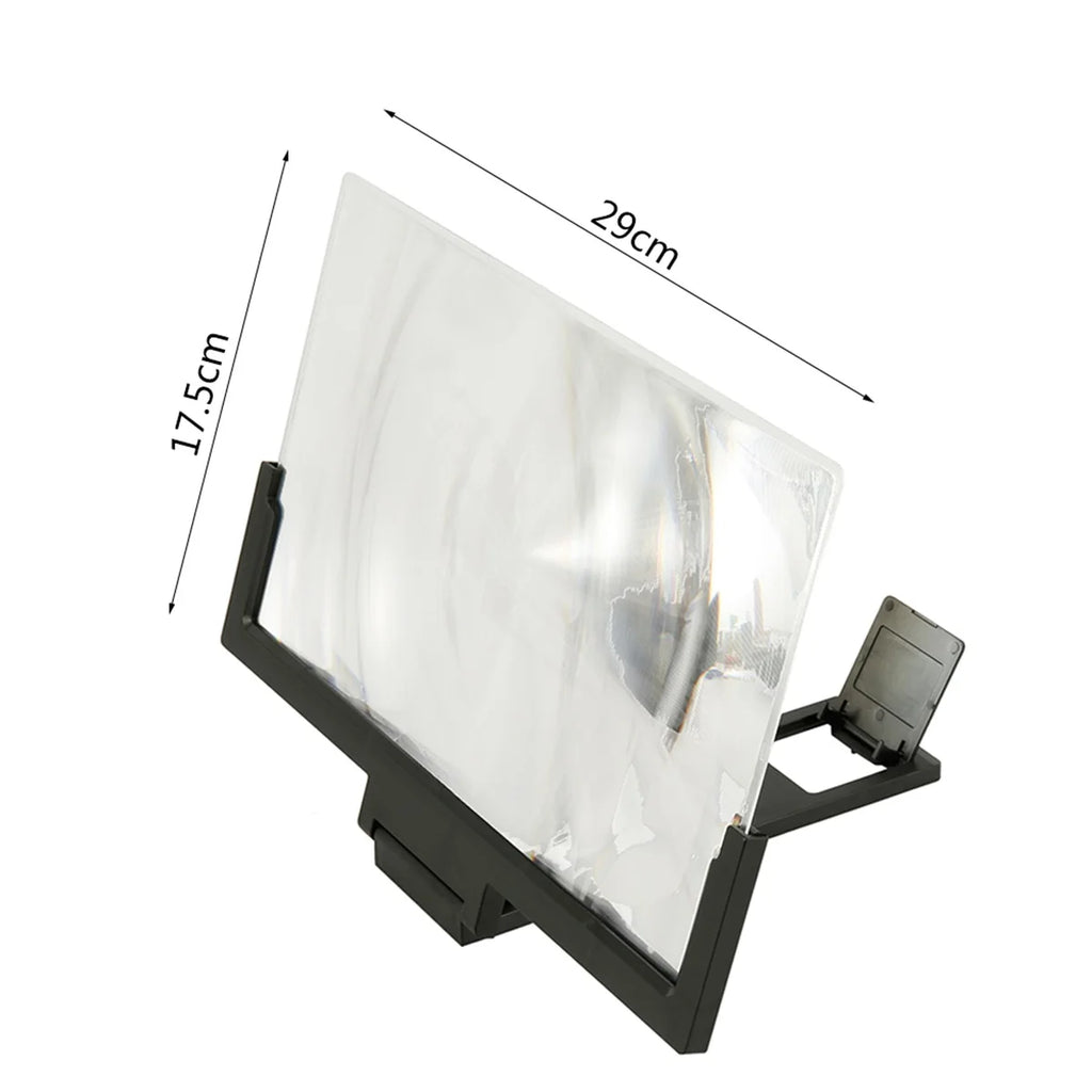 14" Phone Screen Magnifier 3D HD Video Amplifier Stand Phone Screen Magnifier Nixie
