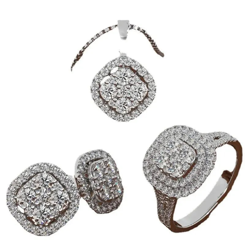 Eight Hearts & Arrows Ring, Earrings & Necklace Set | Nixie Jewelry Gift Set Nixie