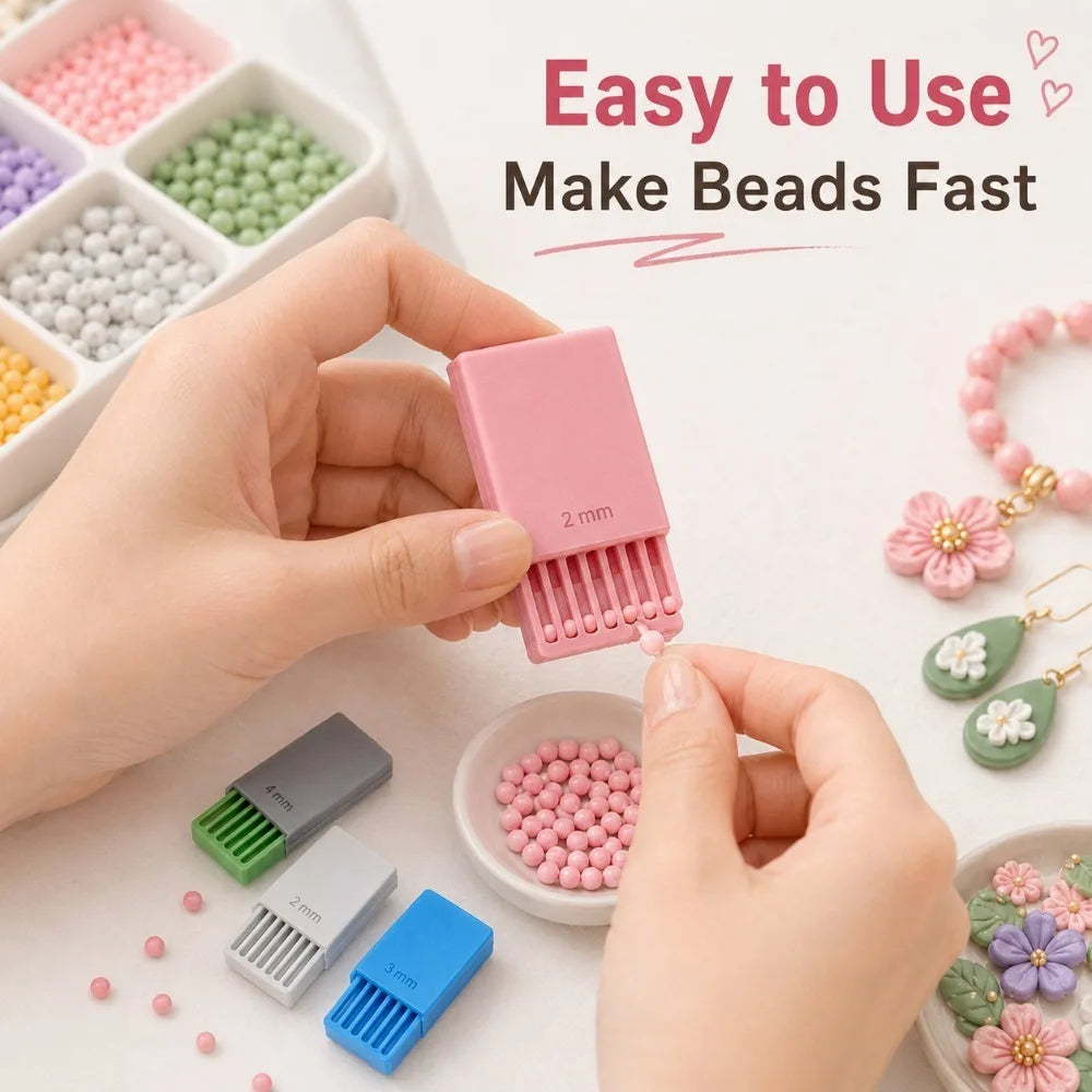 4PCS Bead Roller Set 2-5mm | Clay Gel Ball Maker for DIY Crafts Craft Bead Roller Nixie