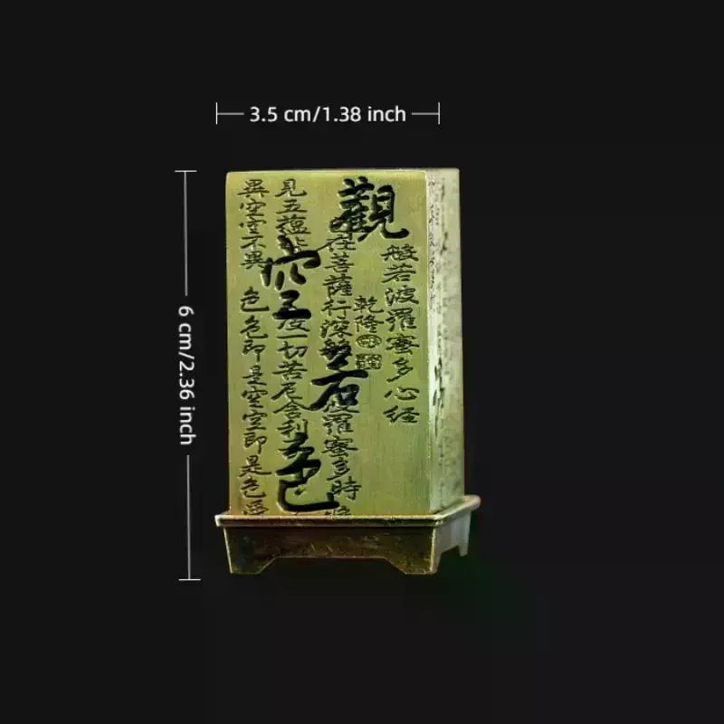 Chinese Style Alloy Square Incense Burner – Vertical Censer Incense Burner Nixie