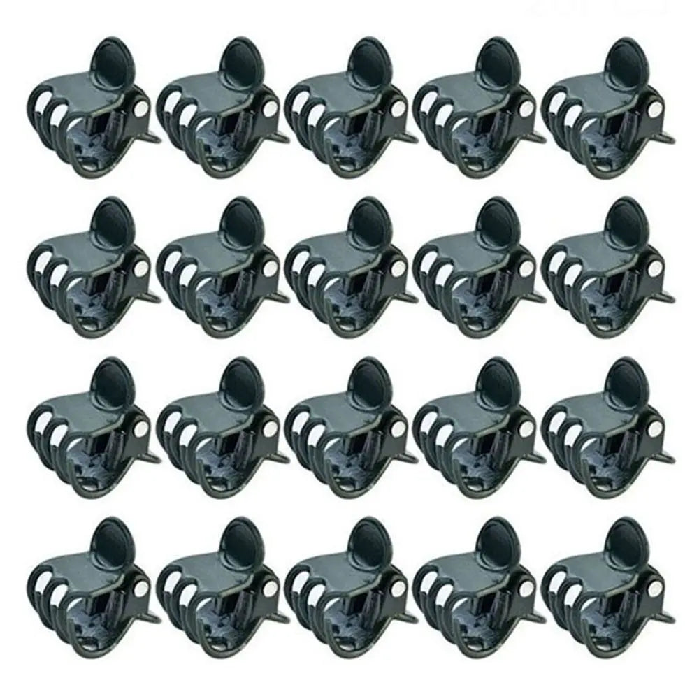 100Pcs Orchid Plant Support Clips – 6-Claw Butterfly Vine Clamps Plant Support Clips Nixie