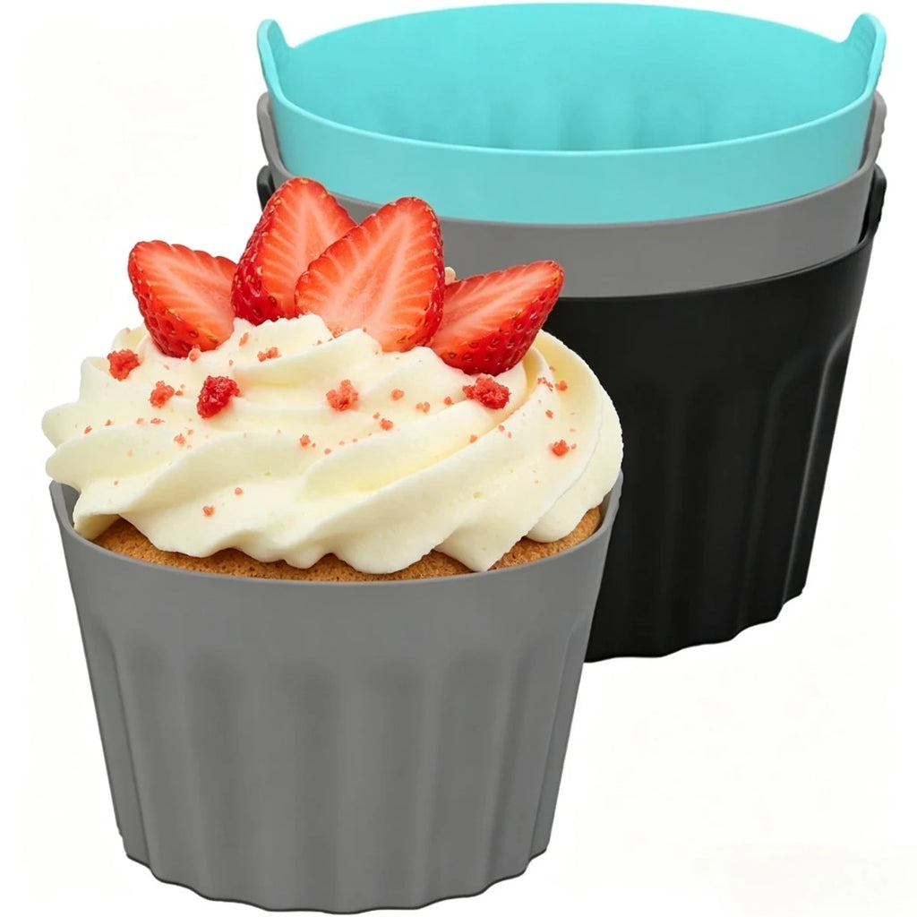 Silicone Baking Mold – Nonstick Muffin & Egg Tart Tray Air Fryer Silicone Baking Mold Nixie