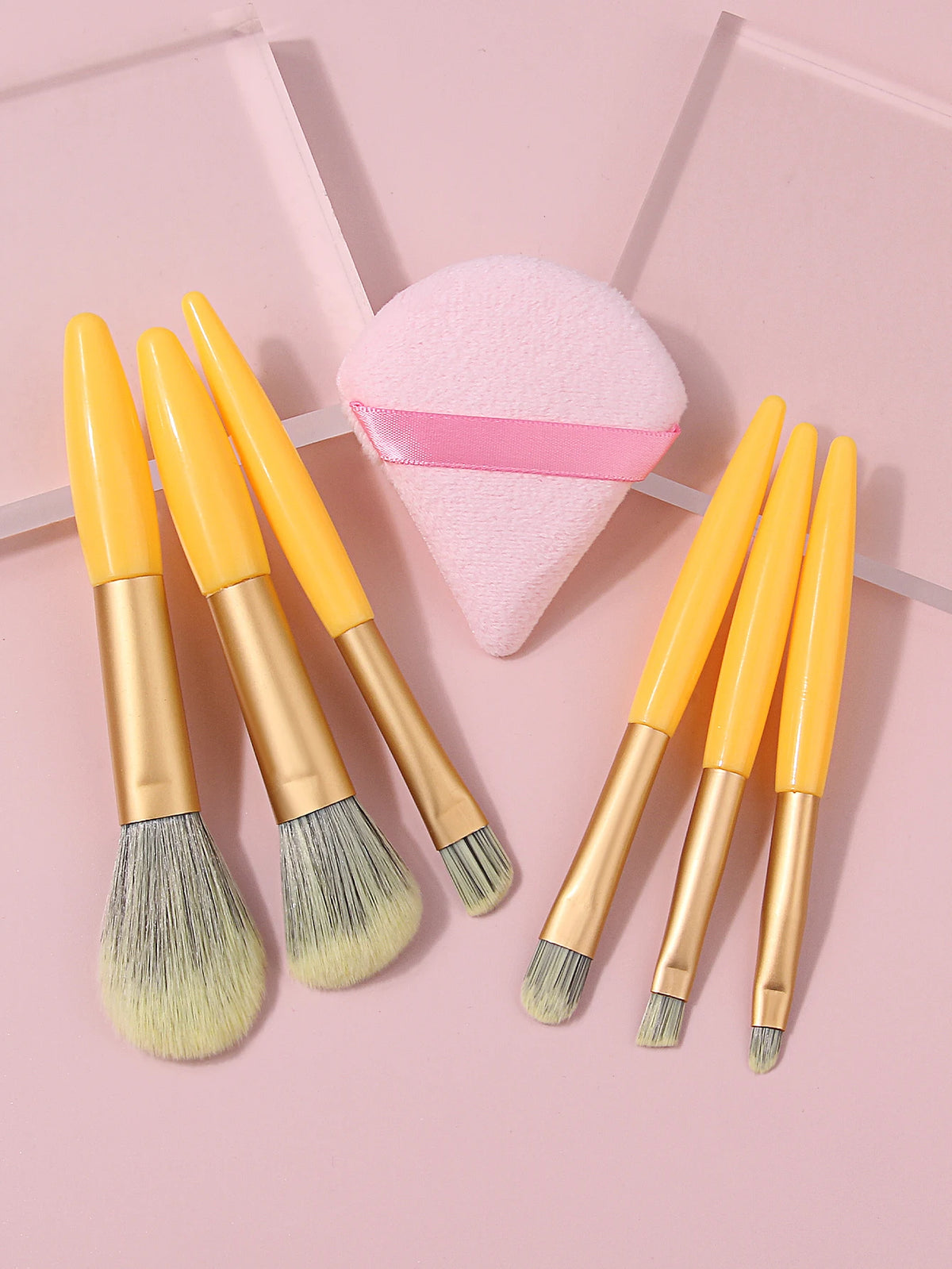 7-Piece Mini Soft Makeup Brush Set – Foundation & Blush Brushes Makeup Brush Set Nixie