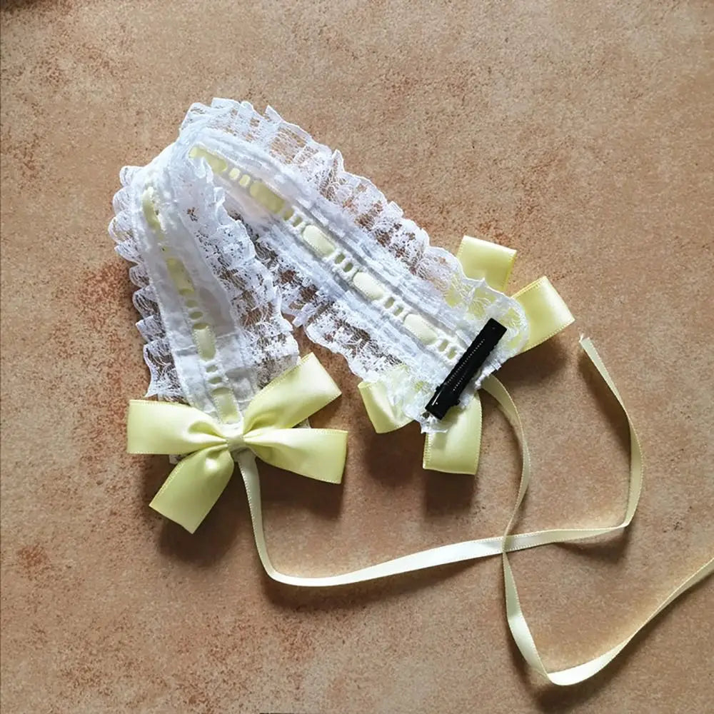 Lolita Headband Bowknot Sweet Lace Hairband | Cosplay Accessory