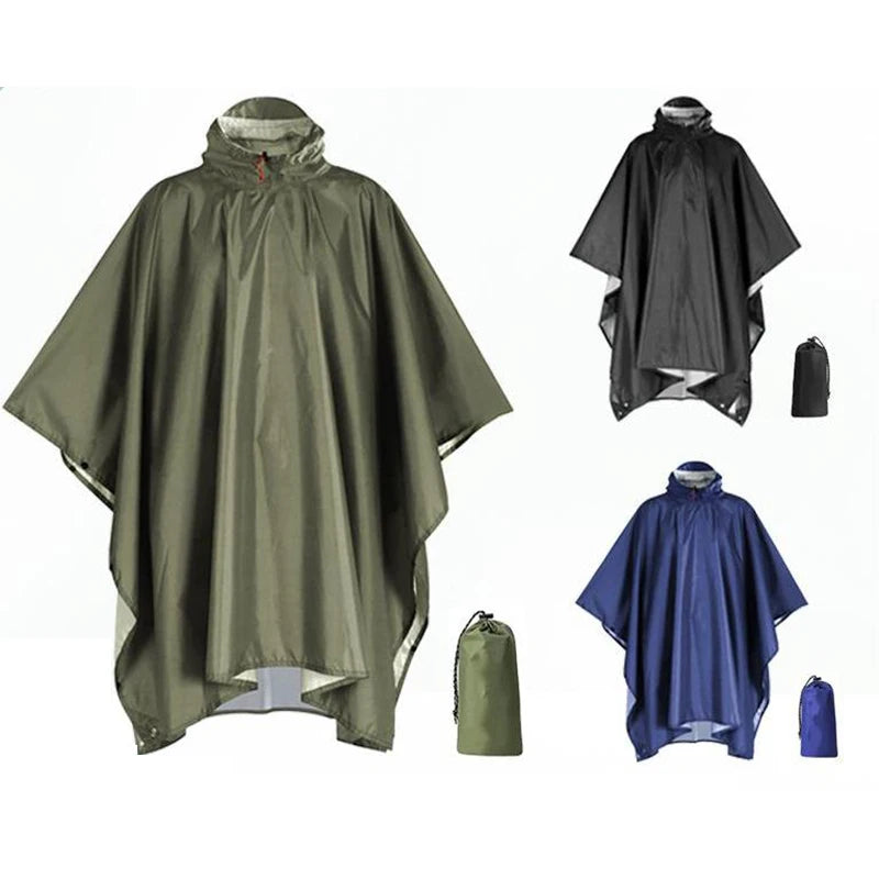 Heavy Duty Waterproof Rain Poncho – Lightweight Camping Raincoat Waterproof Rain Poncho Nixie