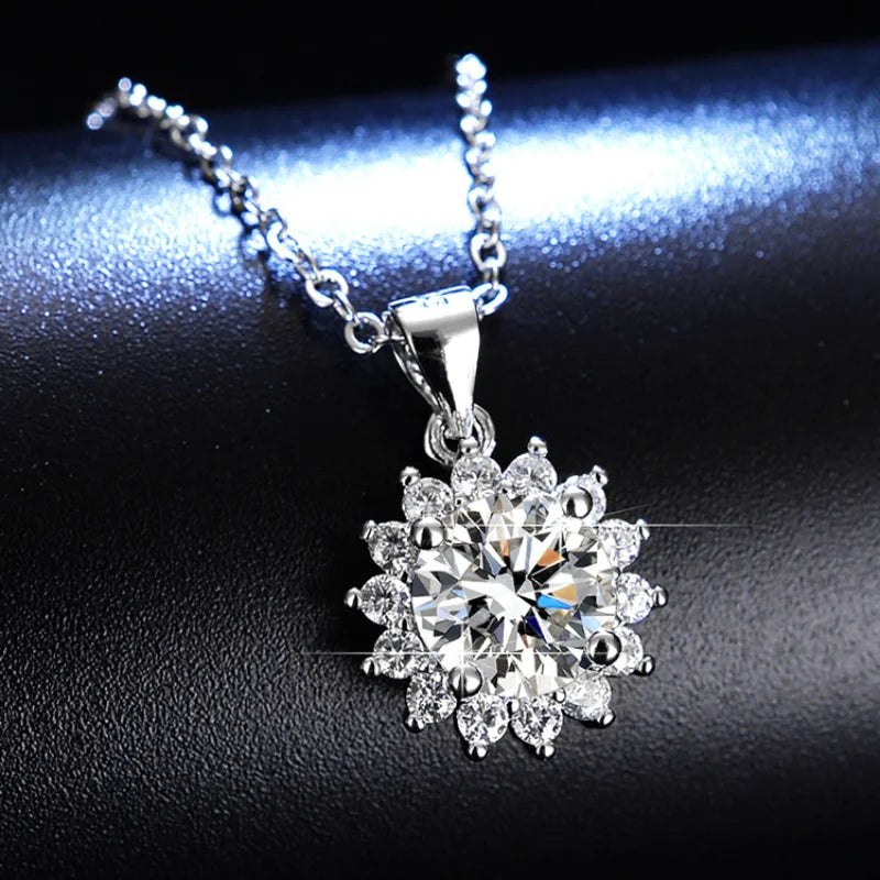 CZ Cubic Zirconia Mood Tracker Necklace | Classic Chain Chain Pendant Necklace Nixie