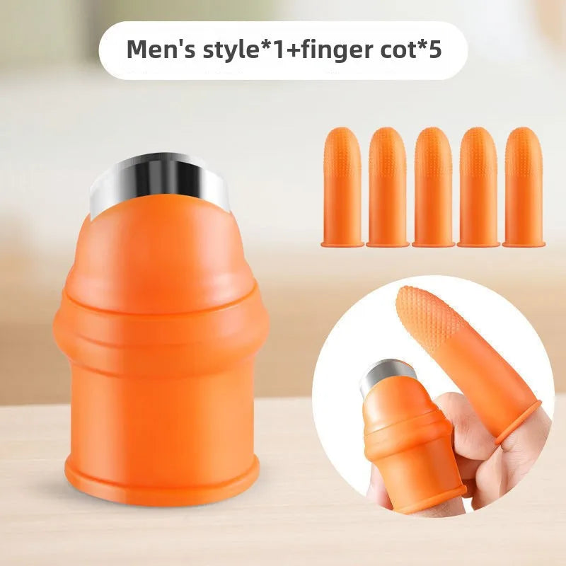 Silicone Finger Guard & Thumb Knife – Safe Kitchen Cutting Tool Kitchen Finger Guard Nixie Men style