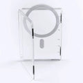 MagSafe Card Sleeve – Transparent 2-Slot Magnetic Wallet Stand Magnetic Card Wallet Nixie Transparent