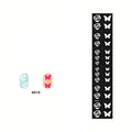 Hollow Nail Art Stamping Stencils – Letter & Flower Decals Nail Art Stencils Nixie NK10
