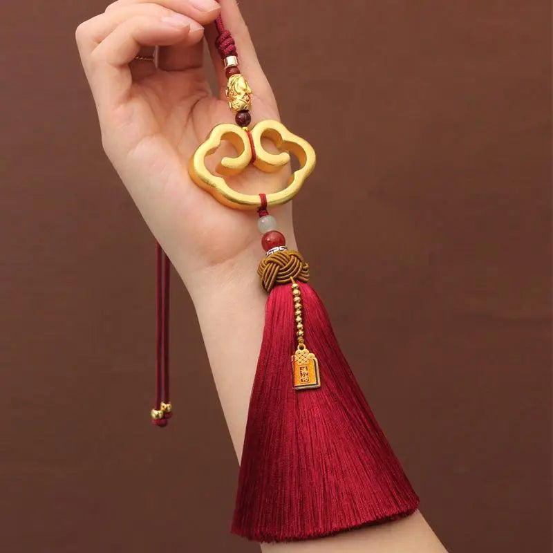 Chinese Cloud Lock Tassel Ornament – Car & Home Décor Gift Hanging Ornament Nixie Default Title