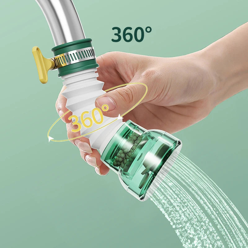 360° Swivel Faucet Bubbler – Water-Saving Kitchen Nozzle Faucet Nozzle Adapter Nixie