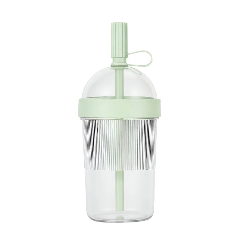17oz Reusable Coffee Tumbler with Lid & Straw | Nixie Travel Mug Travel Tumbler Nixie green
