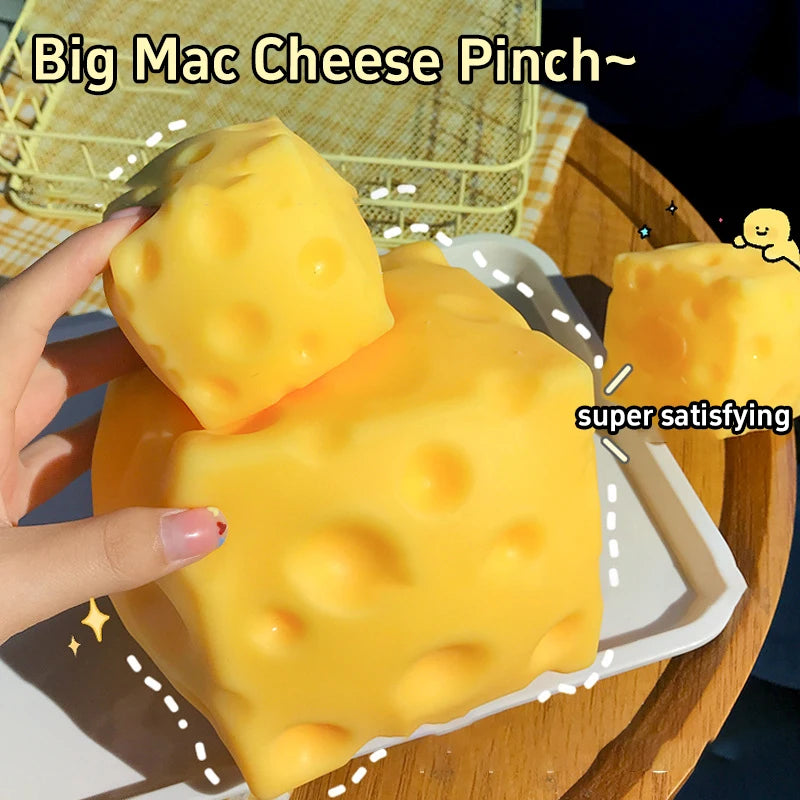Cheese Slow Rebound Squeeze Toy – Squishy Desk Fidget Ornament Fidget Squeeze Toy Nixie