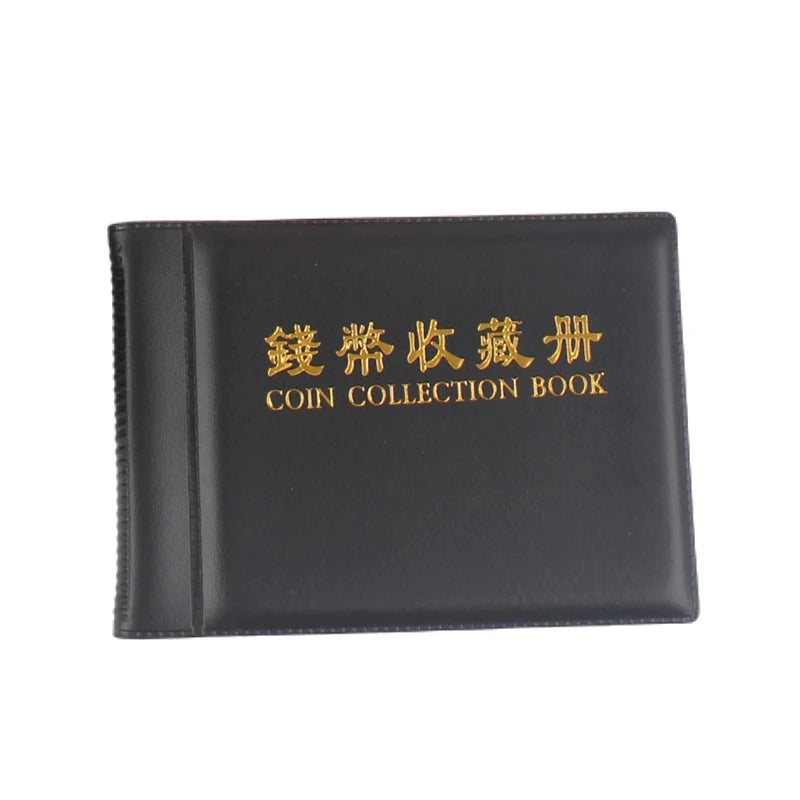 60-Pocket Coin Collector Album – Stamps & Collectibles Organizer Coin Collector Album Nixie Black