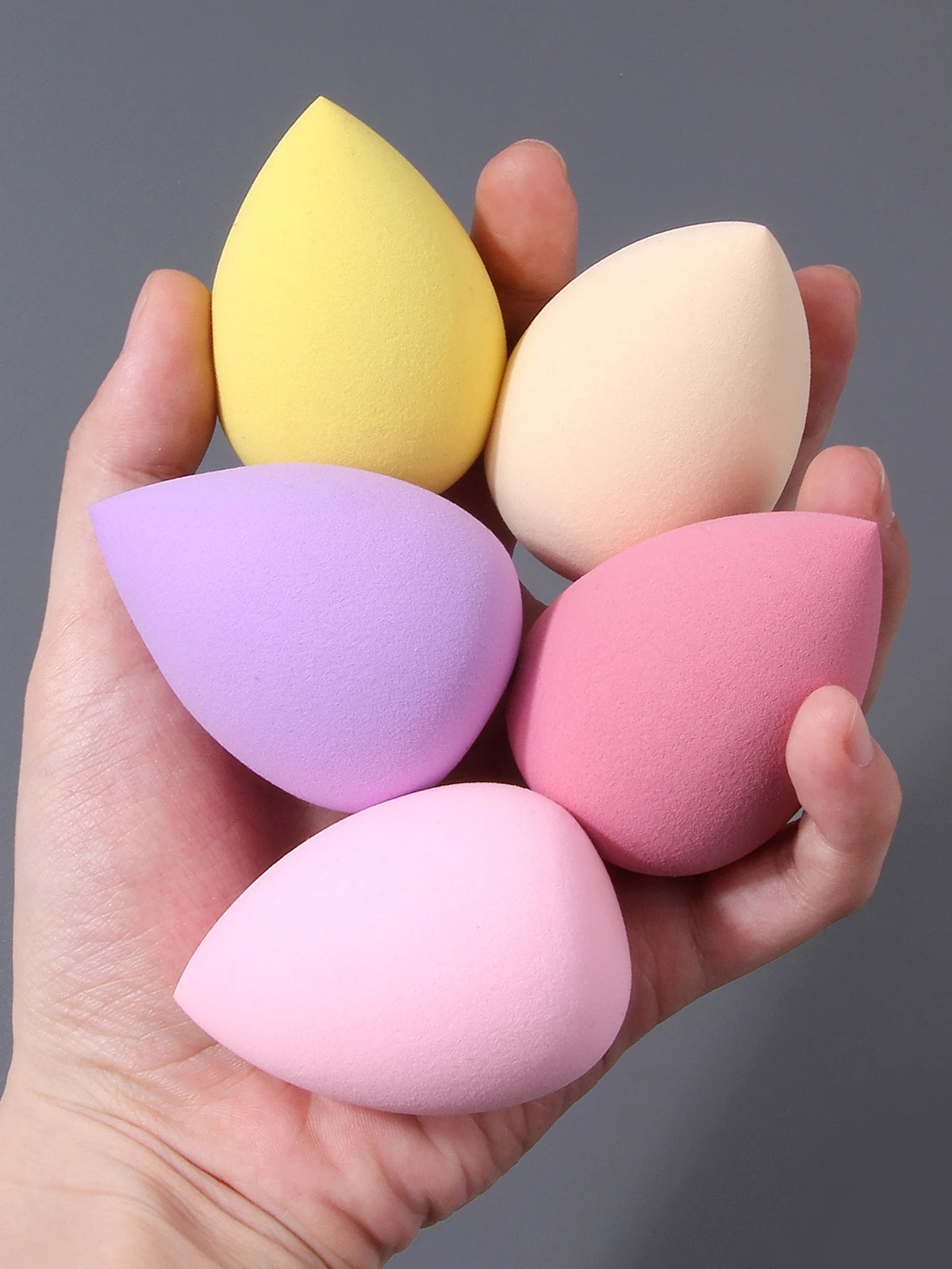 5-Piece Makeup Sponge Set – BB Cream & Powder Puff Applicators Makeup Sponge Set Nixie