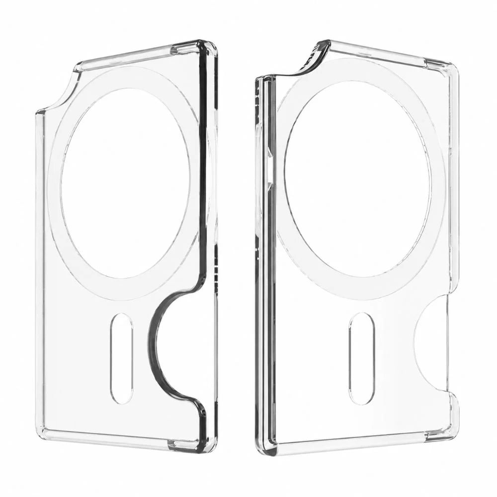 Transparent MagSafe Card Sleeve 2-Slot Magnetic Stand Wallet Phone Card Sleeve Nixie