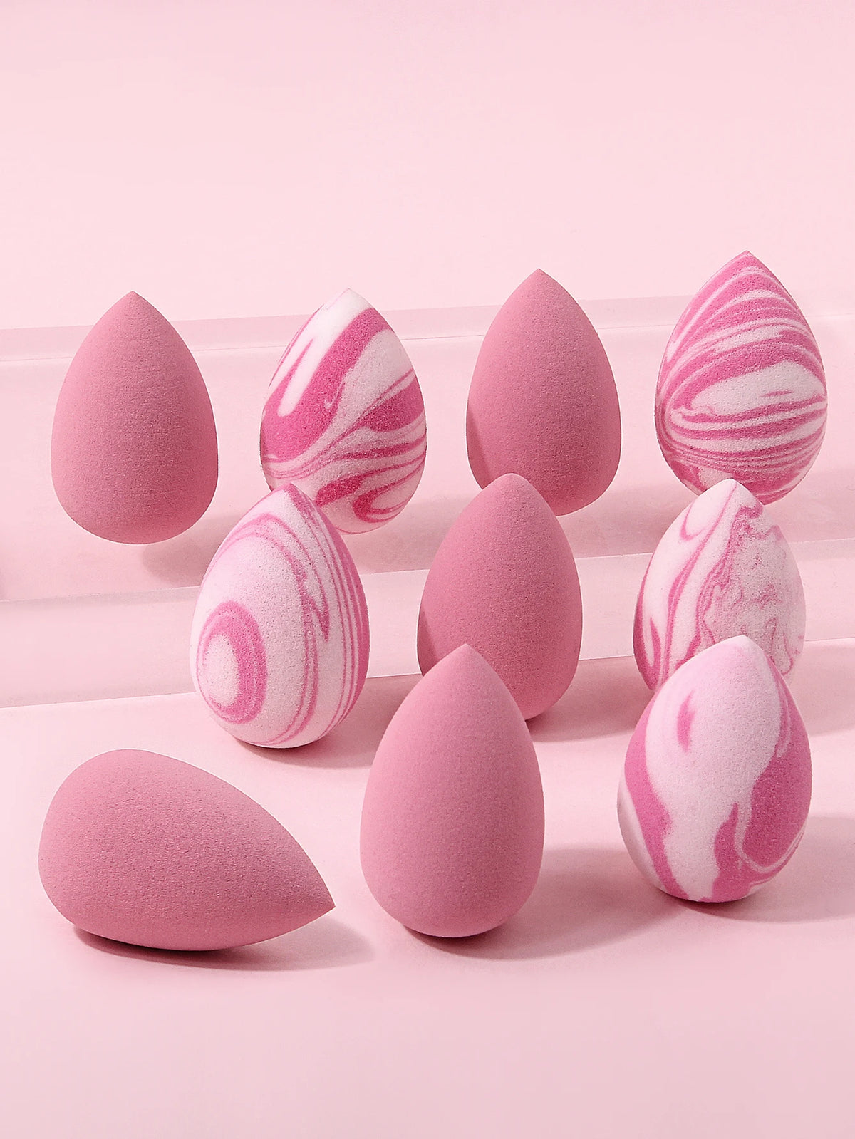 10-Pack Mini Makeup Blending Sponges – Teardrop, Wet & Dry Makeup Blending Sponge Nixie