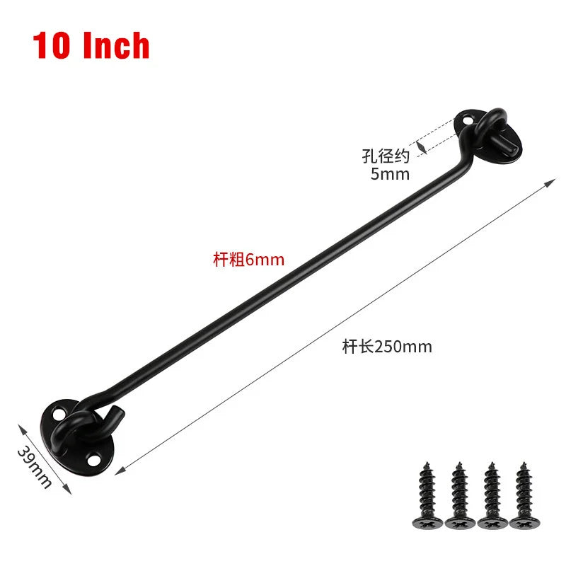 Stainless Steel Wind Hook Door Window Latch – Heavy Duty Lock