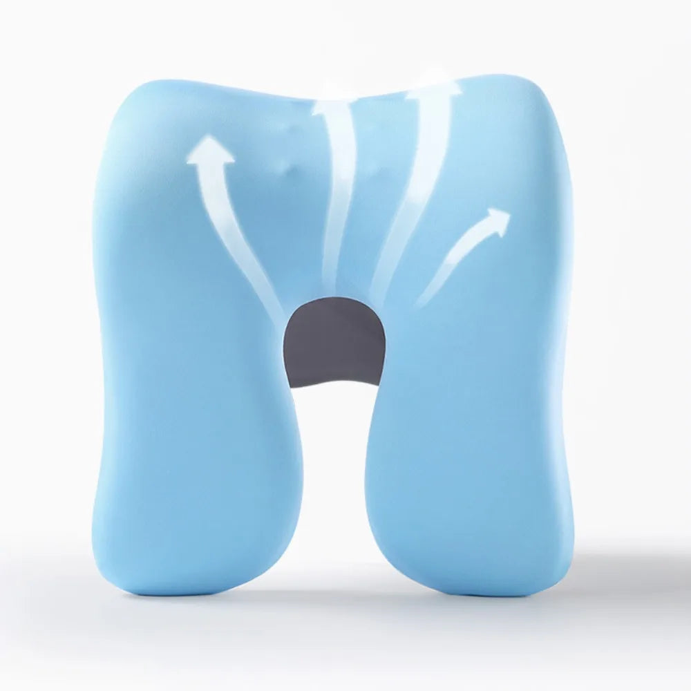 Memory Foam Nap Pillow – Ergonomic Neck Support for Desk & Travel