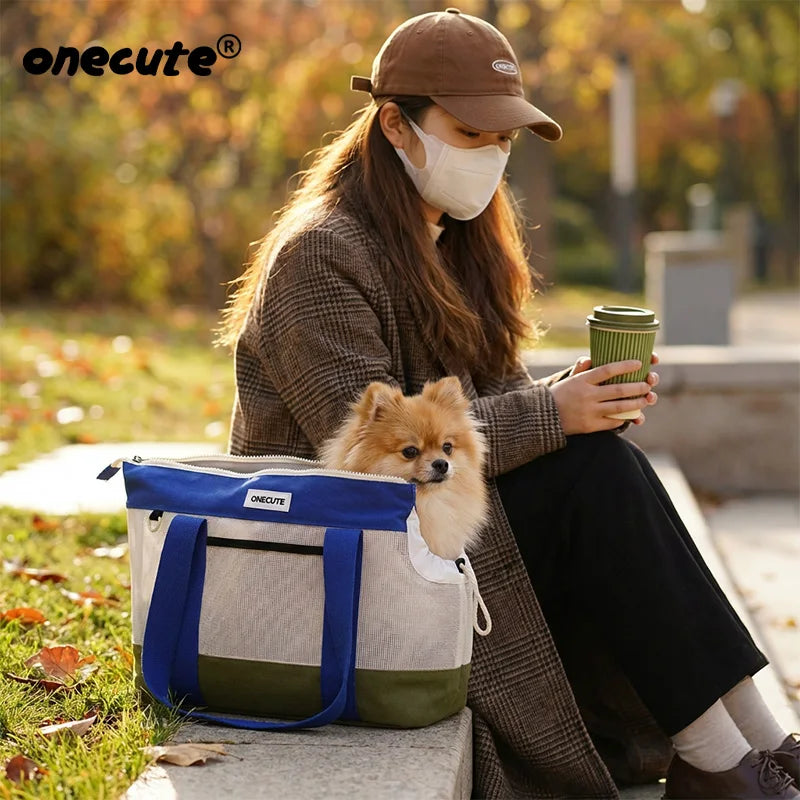 Breathable Pet Shoulder Carrier Bag – Travel Tote for Cats & Dogs Pet Carrier Bag Nixie