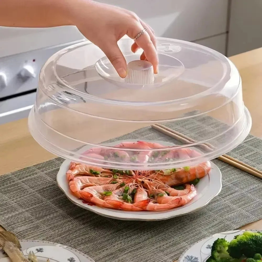 Microwave Dish Cover – Anti-Splatter & Fridge Fresh-Keeping Lid