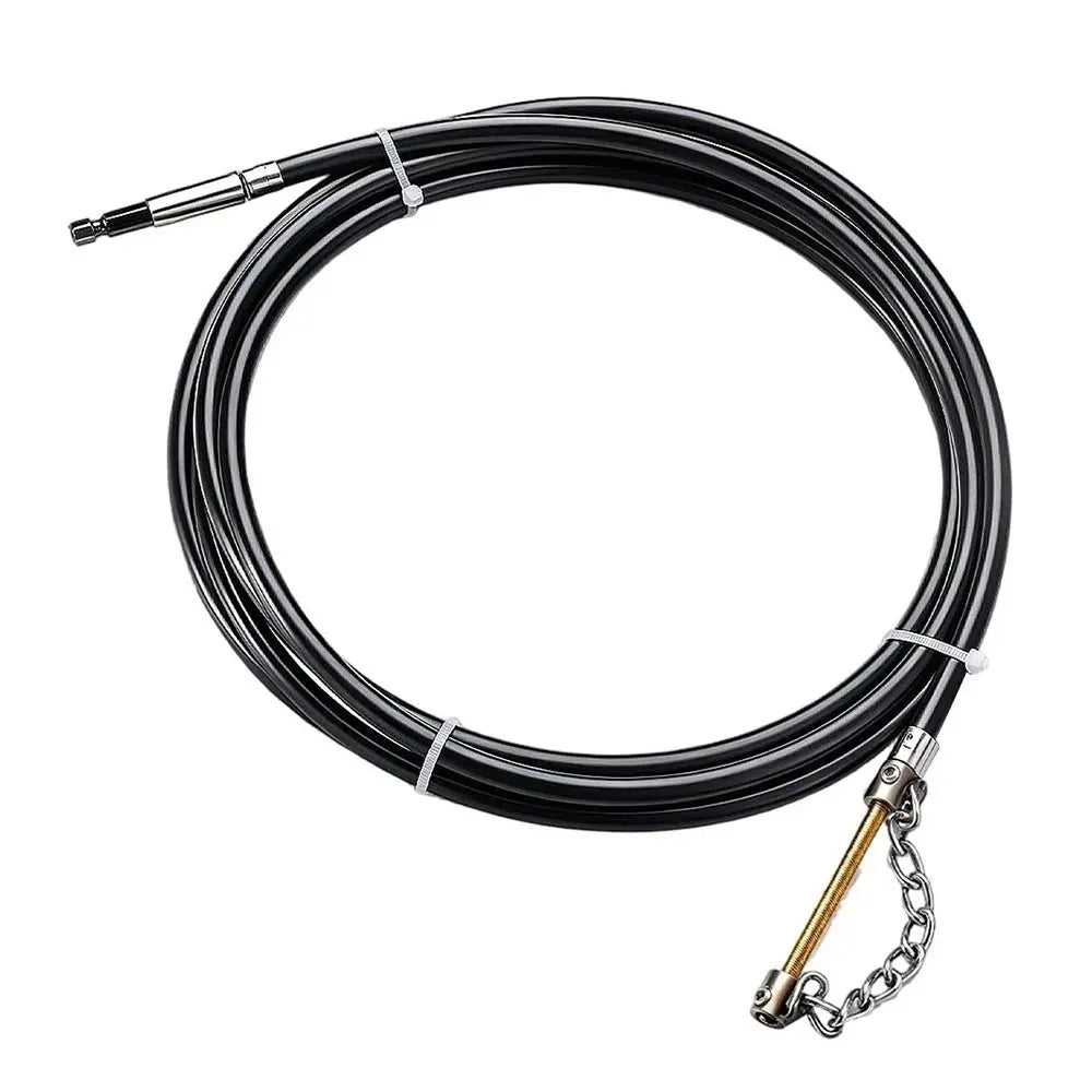 Adjustable Drain Pipe Dredger – Flexible Steel Chain Cleaner Drain Pipe Dredger Nixie