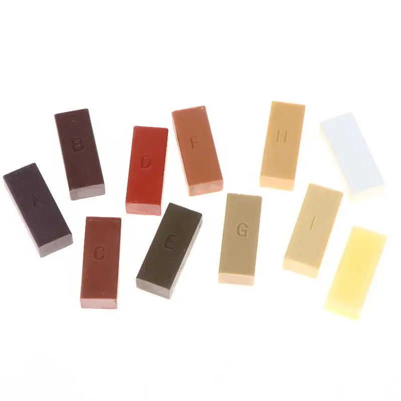 11-Piece Laminate & Hardwood Floor Repair Kit – DIY Wax Set Floor Repair Kit Nixie
