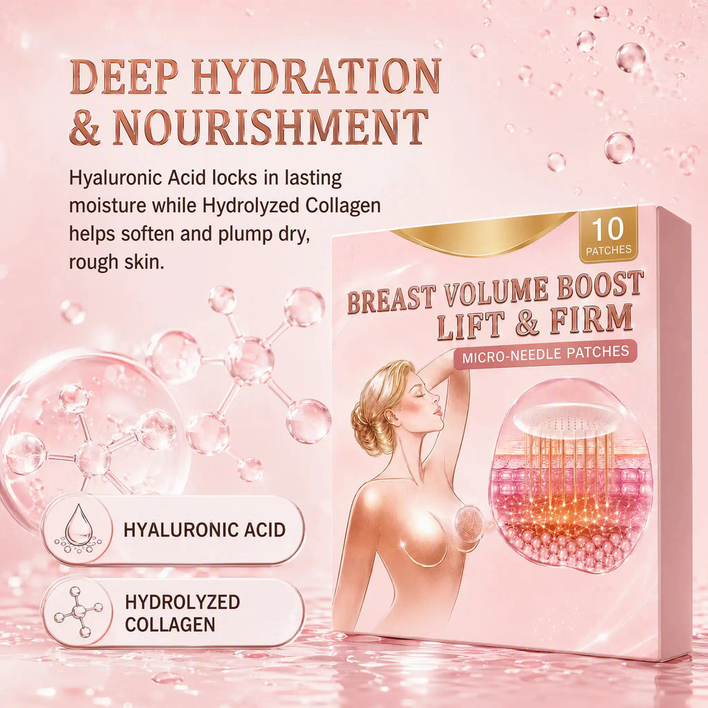 Chest Microneedle Patches – Hydrating & Firming Skin Care (10PCS) Chest Skincare Patches Nixie