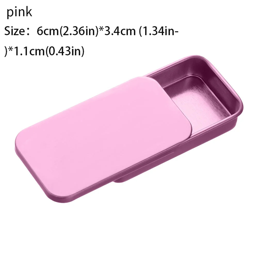 Mini Tinplate Push-Pull Storage Tin – Jewelry & Mints Box