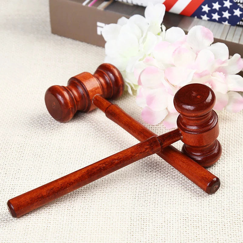 Mini Wooden Gavel Mallet – Judge Lawyer Desk Decoration Wooden Gavel Mallet Nixie